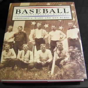 GEOFFREY C. WARD Baseball 1st SIGNED