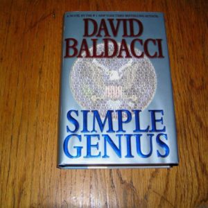 DAVID BALDACCI Simple Genius 1st SIGNED