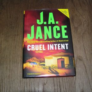 J.A. JANCE Cruel Intent ARC SIGNED