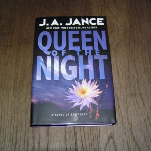 J.A. JANCE Queen of the Night 1st SIGNED