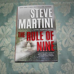 STEVE MARTINI The Rule of Nine 1st SIGNED