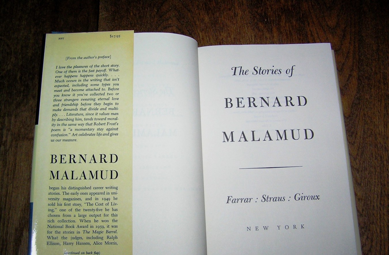 BERNARD MALAMUD The Stories of..... 1st Ed. - Image 2