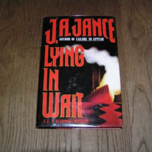 J.A. JANCE Lying in Wait 1st SIGNED