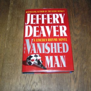 JEFFERY DEAVER The Vanished Man 1st SIGNED