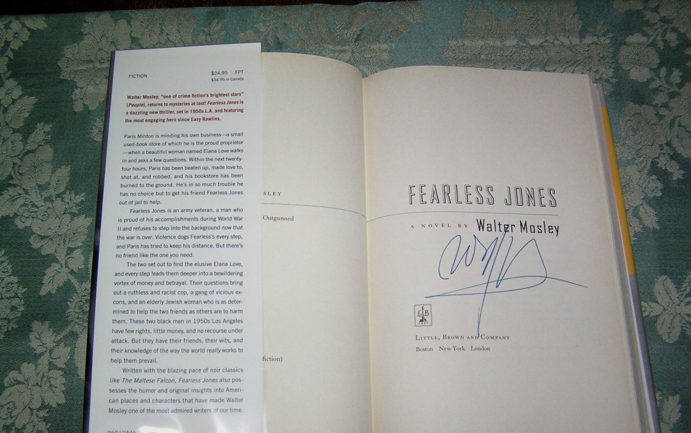 WALTER MOSLEY Fearless Jones 1st SIGNED - Image 2
