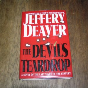 JEFFERY DEAVER The Devil's Teardrop 1st SIGNED