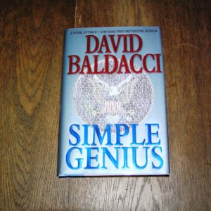 DAVID BALDACCI Simple Genius 1st SIGNED