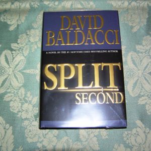 DAVID BALDACCI Split Second 1st SIGNED