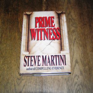 STEVE MARTINI Prime Witness 1st SIGNED
