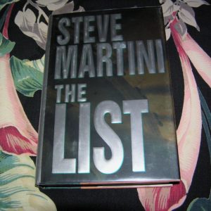 STEVE MARTINI The List 1st SIGNED