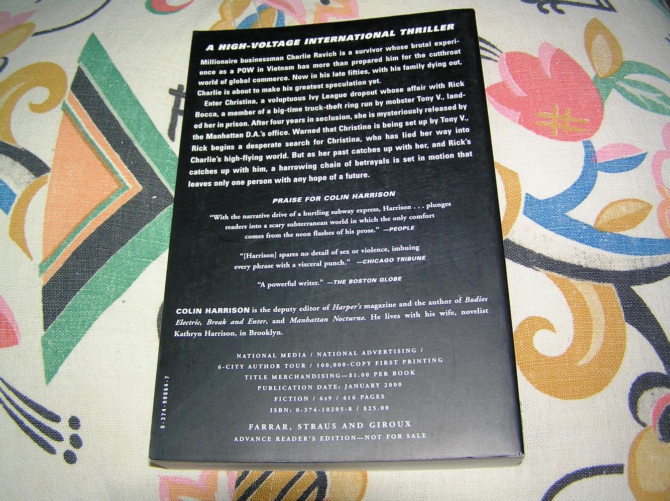 COLIN HARRISON After Burn 1st ARC - Image 3