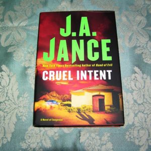J.A. JANCE Cruel Intent 1st SIGNED