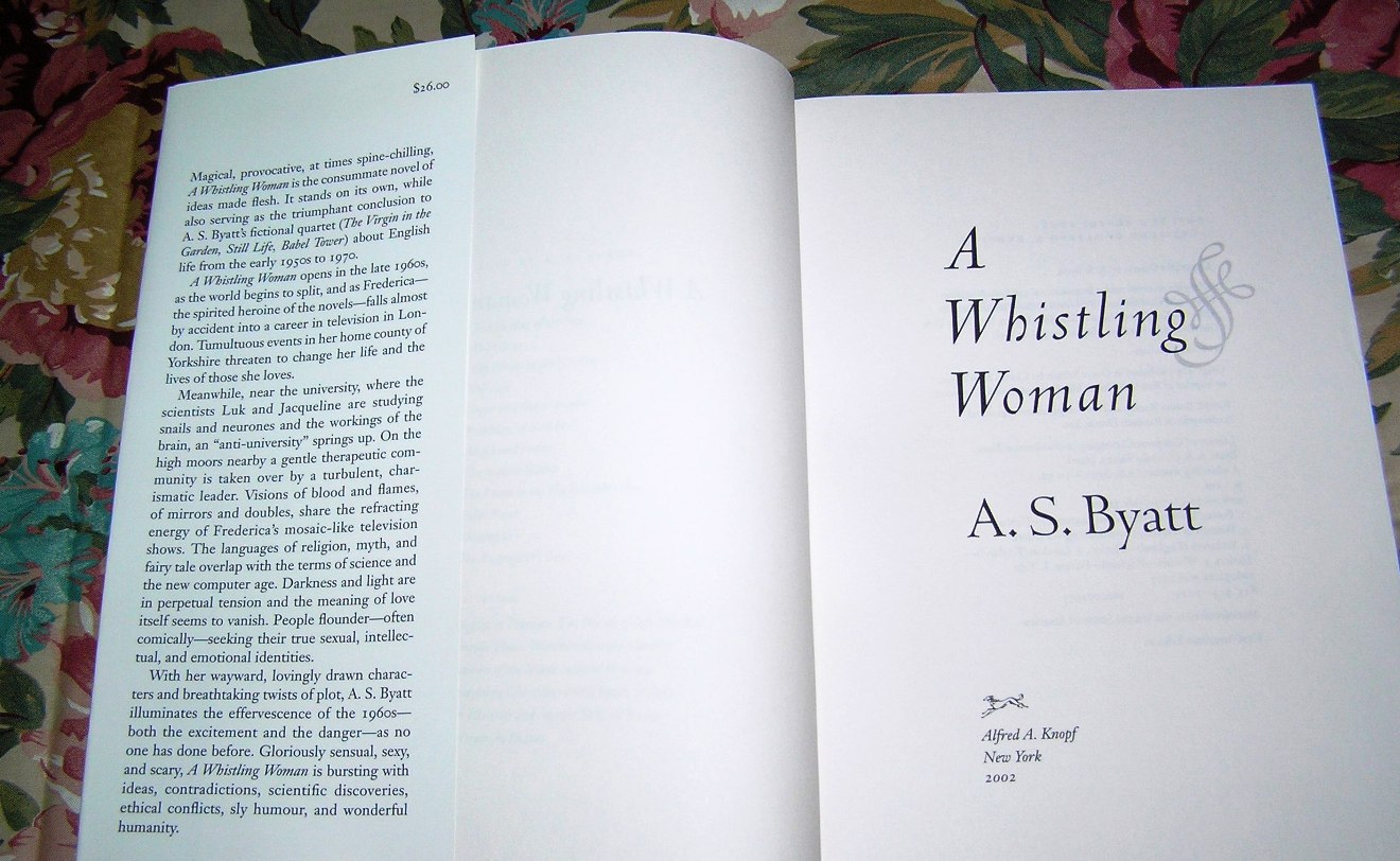 A.S. BYATT A Whistling Woman 1st Ed. - Image 2