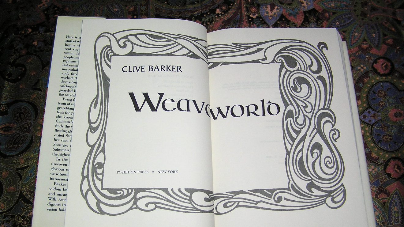 CLIVE BARKER Weave World 1st Ed. - Image 2