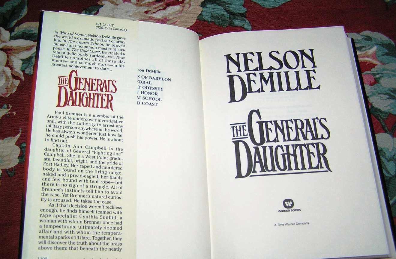 NELSON DeMILLE The General's Daughter 1st Ed. - Image 2