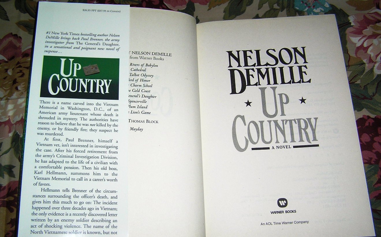 NELSON DeMILLE Up Country 1st Ed. - Image 2