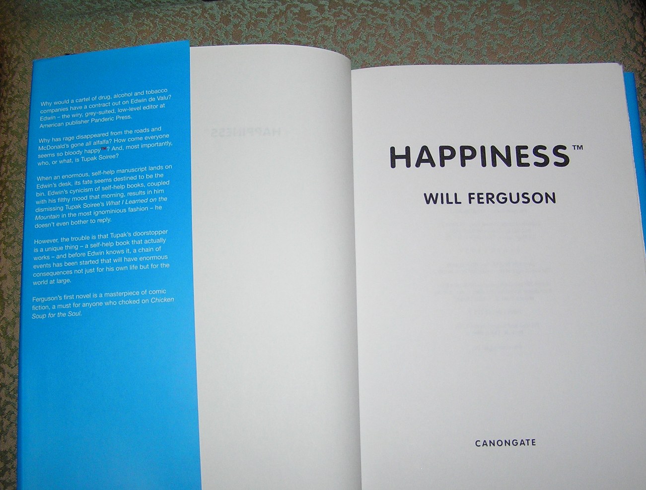 WILL FERGUSON Happiness 1st Ed. - Image 2