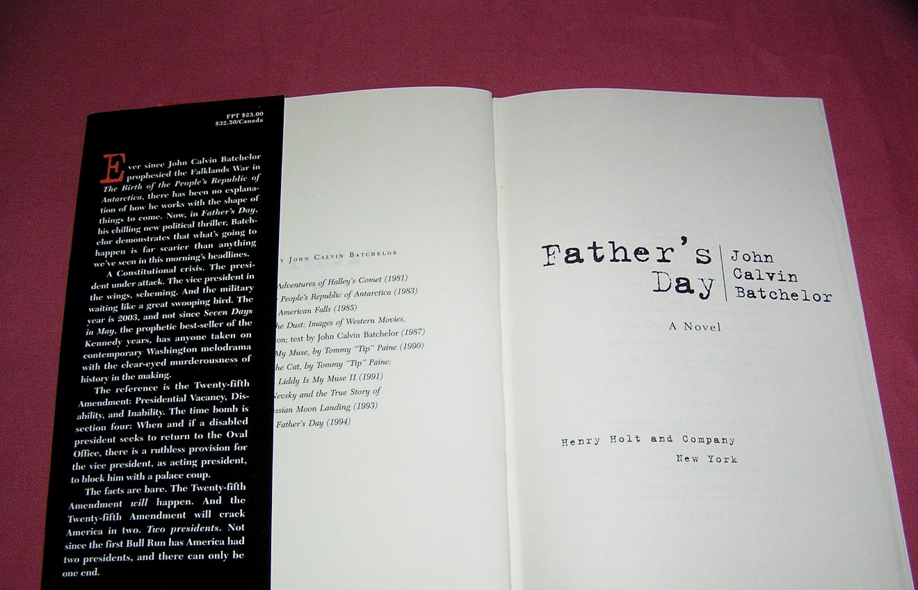 JOHN CALVIN BATCHELOR Father's Day 1st Ed. - Image 2