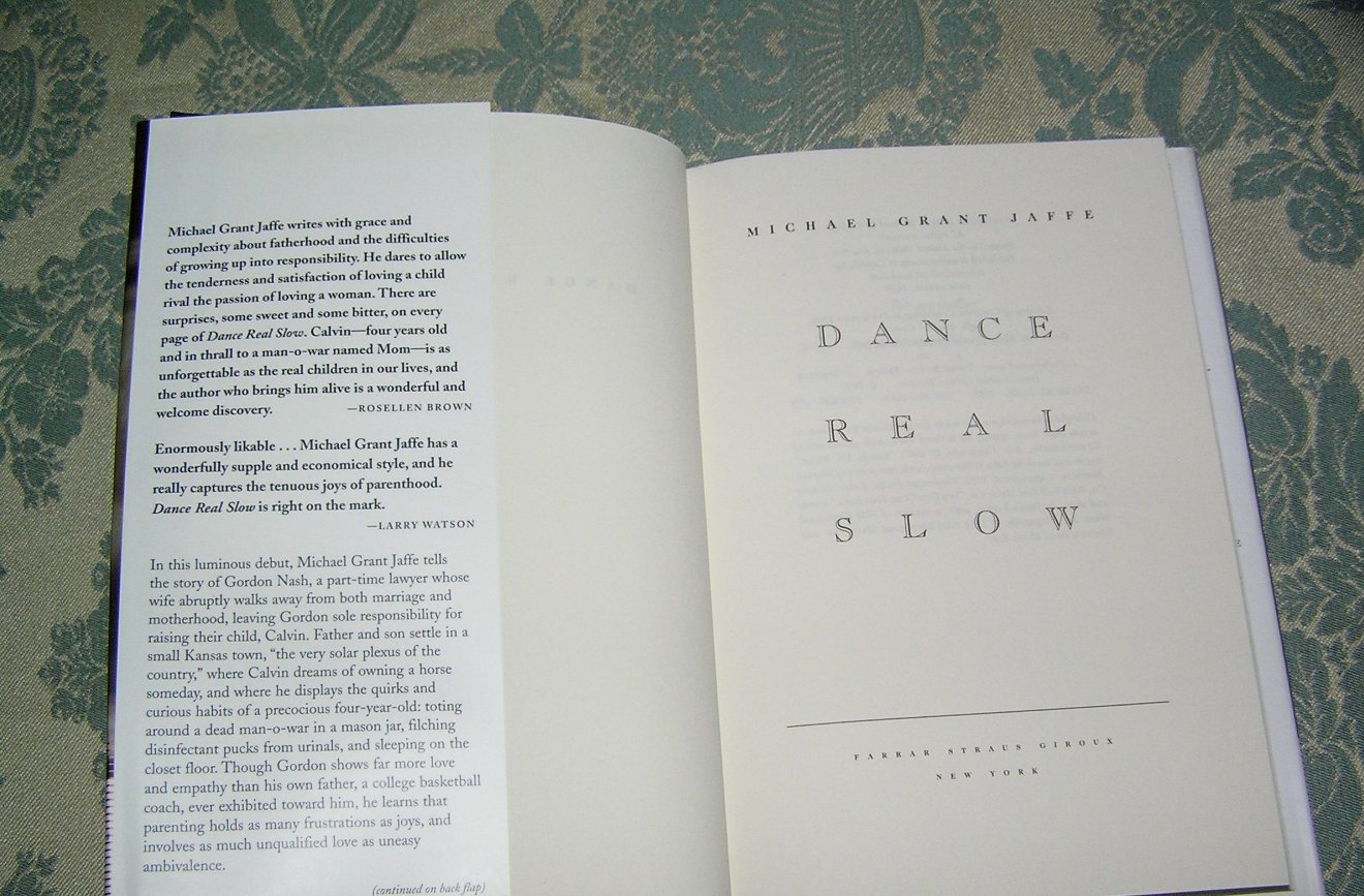 MICHAEL GRANT JAFFE Dance Real Slow 1st Ed. - Image 2